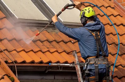 Démoussage et hydrofuge de toiture à Julienne